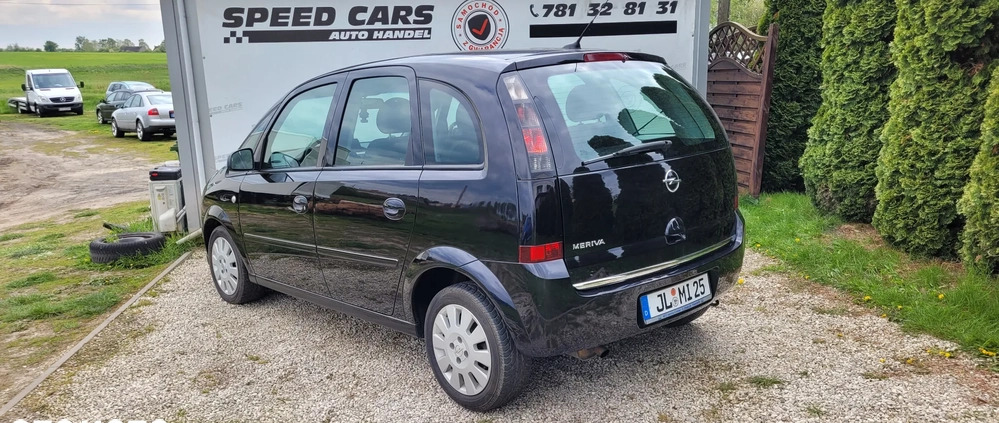 Opel Meriva cena 12900 przebieg: 134117, rok produkcji 2008 z Śmigiel małe 137